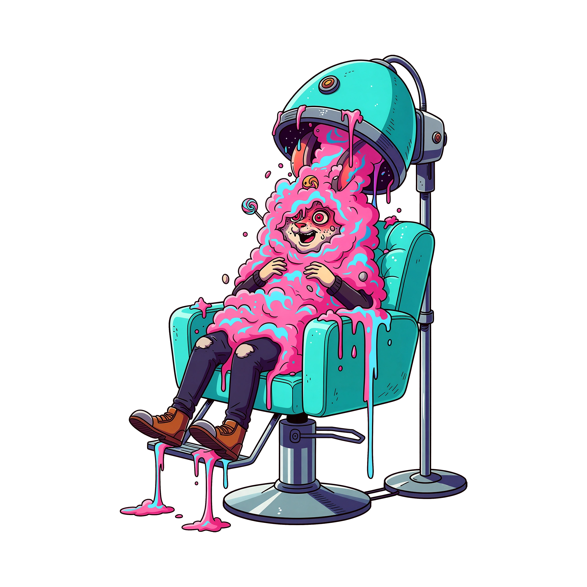 Cotton Candy Melt Character